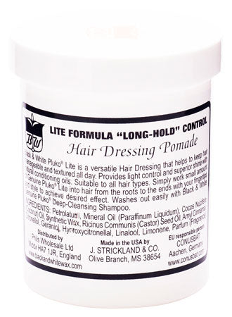Black & White Genuine Pluko Hair Dressing Pomade 200ml
