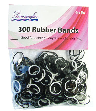 Dreamfix Rubber Band 300 BLack & White