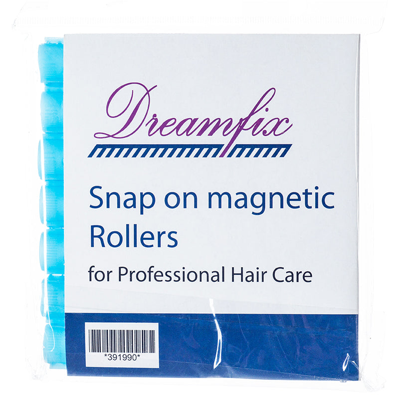 Dreamfix Df Magnetic Snap On Rollers A Small Blue 14 Stück/Pack