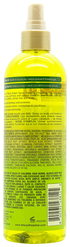 African Pride Olive Miracle Anti-Breakage Braid Sheen Spray 355ml